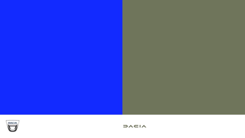 Paleta colores Dacia 2021