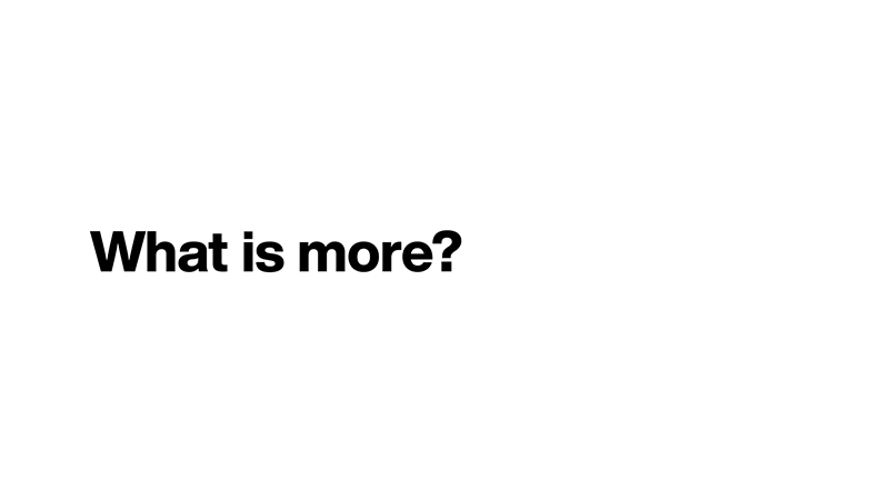What is more? Helvetica Now Variable