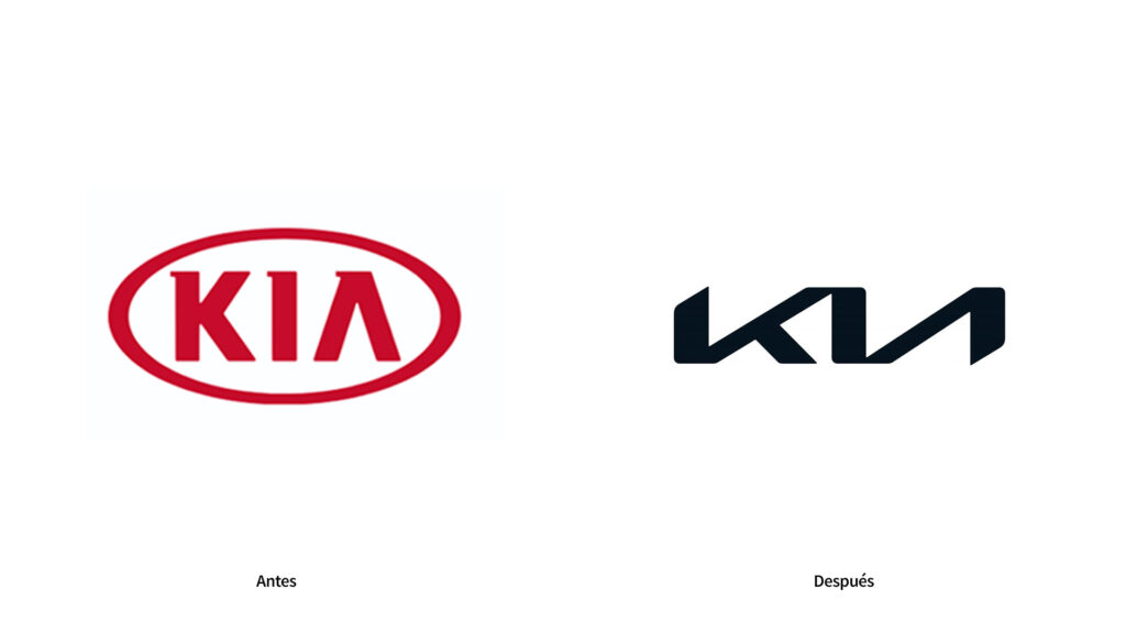 logo KIA - rebranding - marcas de coches han cambiado su logo en 2021
