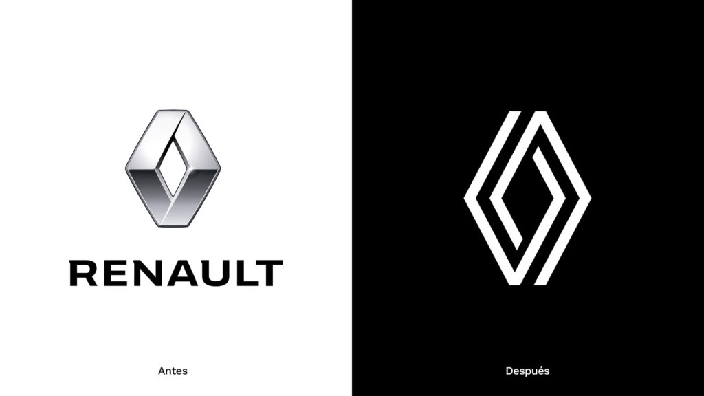 logo Renault - antes y después