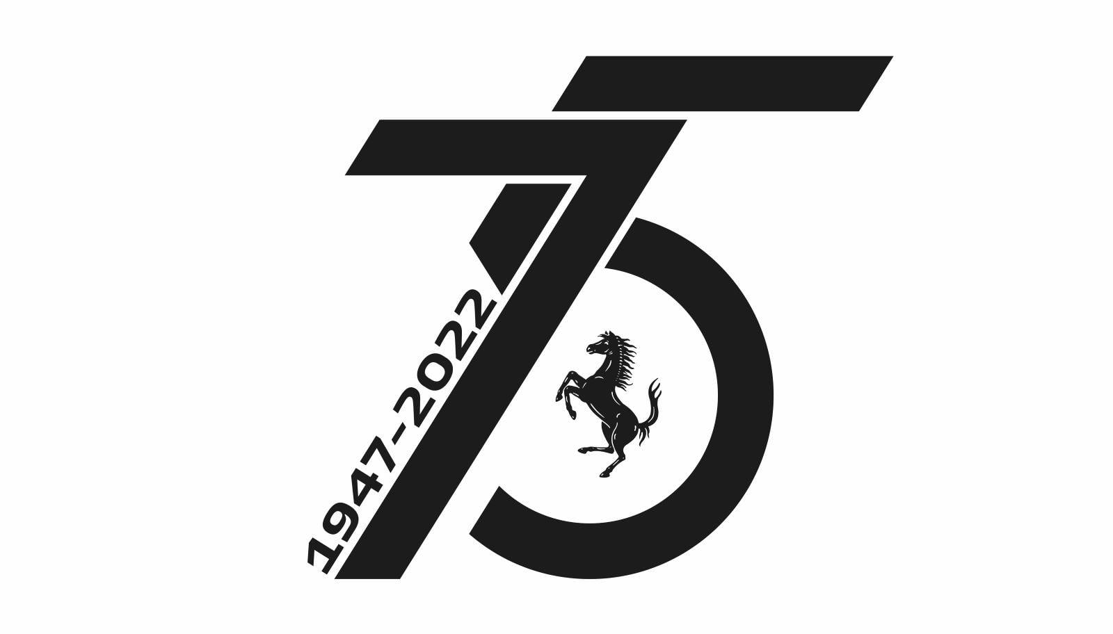 Logo Ferrari 75 aniversario
