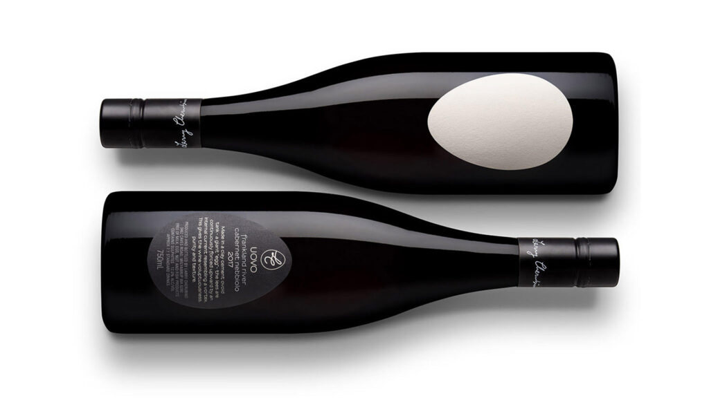 etiquetas de vino - UOVO, de la bodega australiana Cherubino Wines Perth
