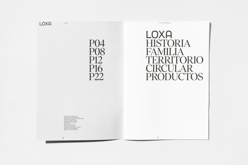 LOXA - tipografía Ivars complmentaria
