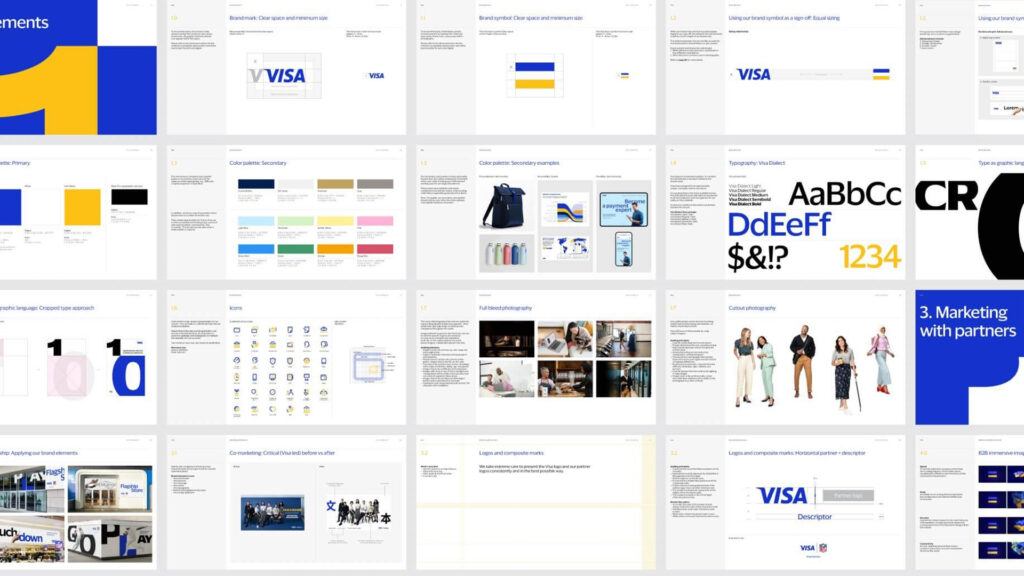 Del logo al sistema visual. Caso VISA, al completo
